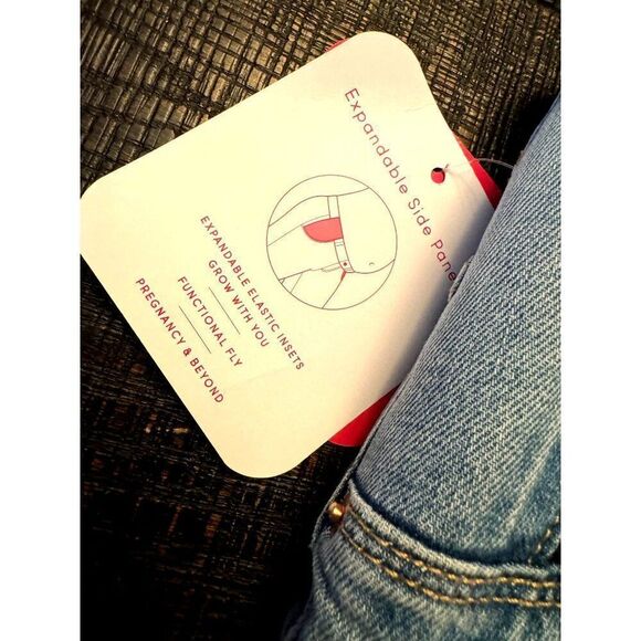 Isabel‎ Expandable Side Panel Maternity Shorts Size 2 NWT - Picture 4 of 4